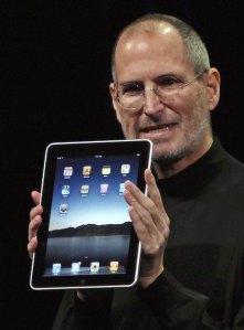 Steve Jobs with iPad